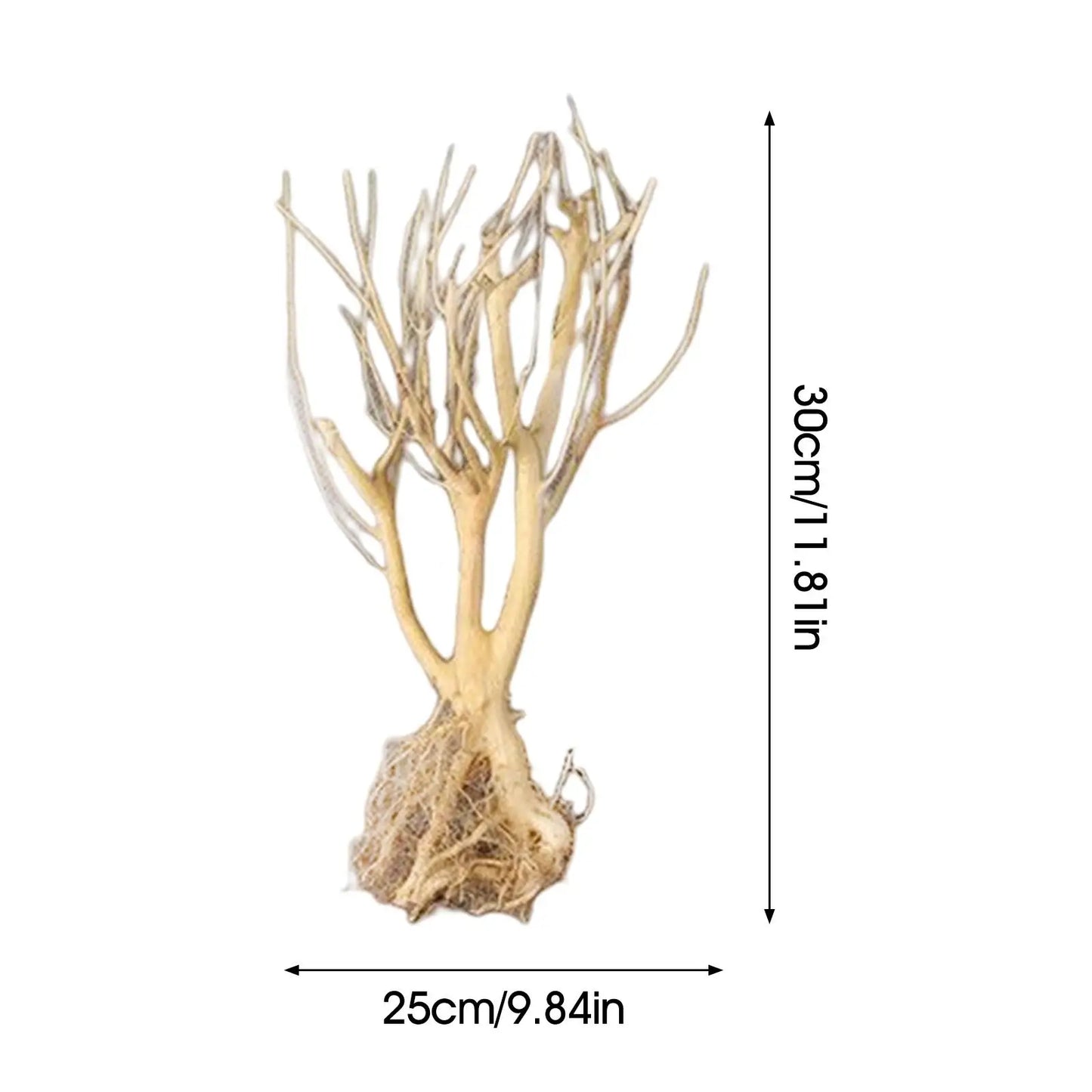 Natural Driftwood Branch — Terrarium Decor & Glass Terrarium Accessory