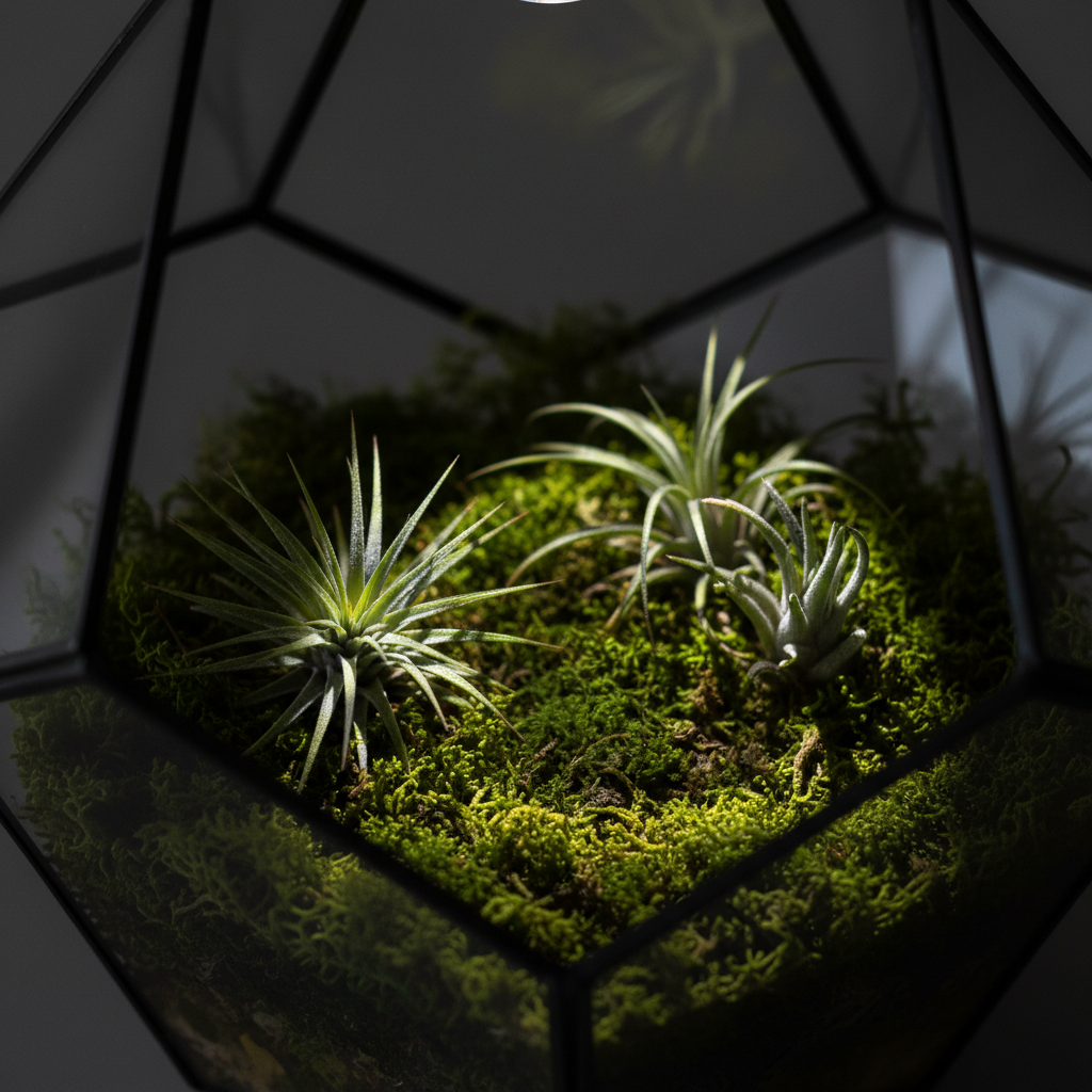 The Geometric Garden — Premium Geometric Glass Terrarium Gift Set