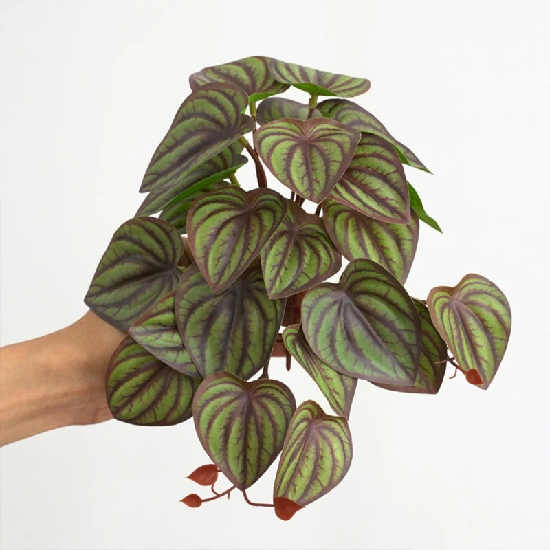 Artificial Reptile Terrarium Plants — Realistic Tropical Leaves for Bearded Dragons & Tree Frogs (10 Styles)