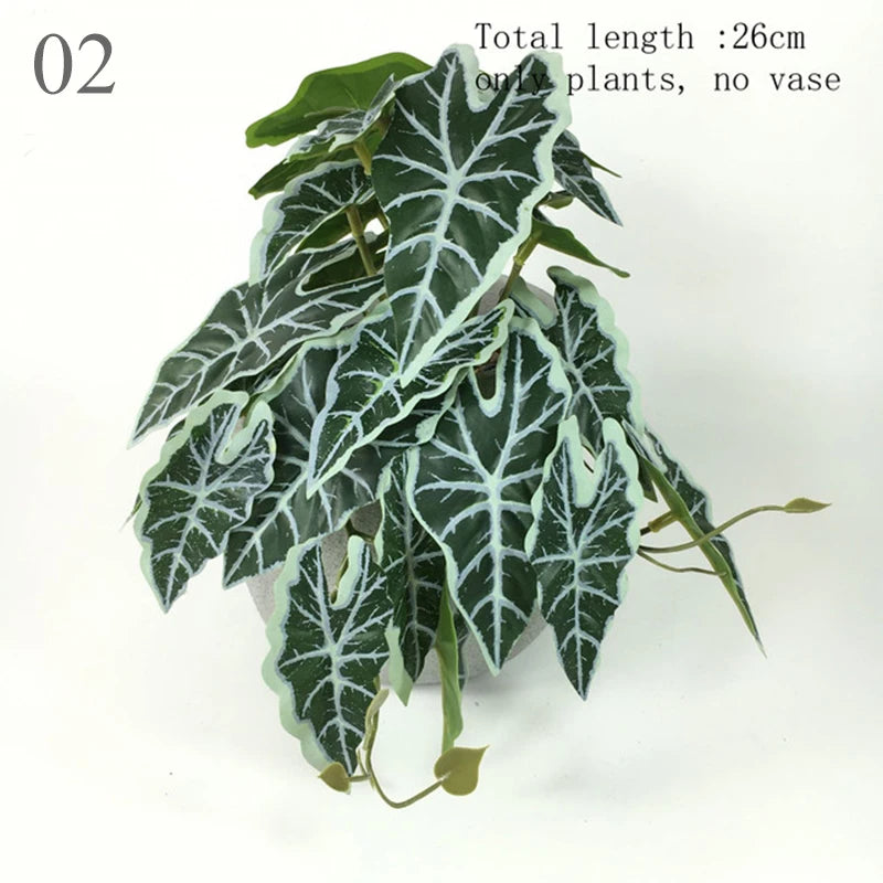 Artificial Terrarium Plants — Realistic Tropical Leaves for Reptile & Plant Tanks