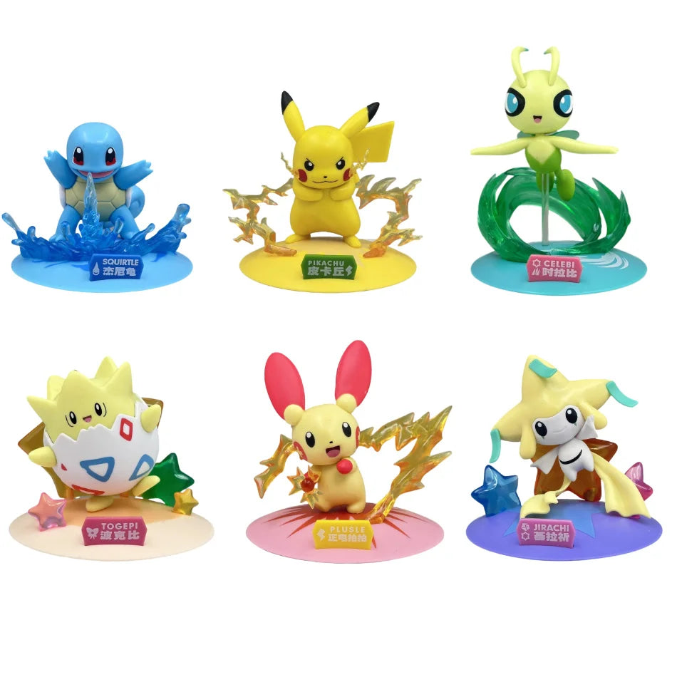Pokemon Pikachu Blind Box — 12 Styles Anime Models Desktop Decoration Kids Birthday Gift