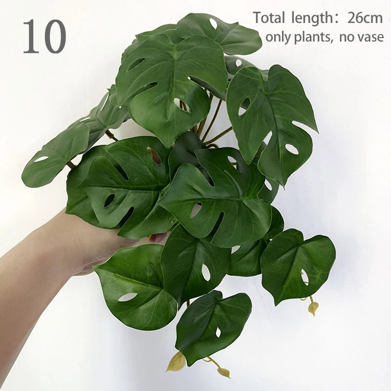 Artificial Terrarium Plants — Realistic Tropical Leaves for Reptile & Plant Tanks
