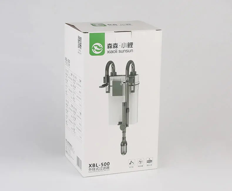 Wall-Mounted Fish Tank Waterfall Filter — External Hanging Water Pump & Oil Film Remover
