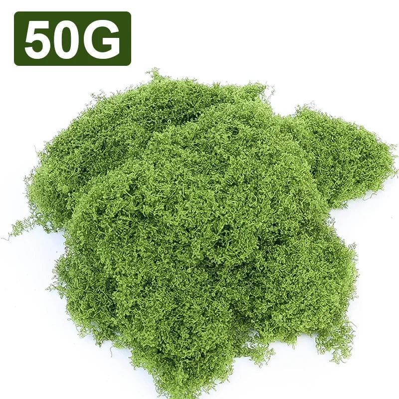 500/30G Artificial Green Plants Eternal Life Moss Mini Landscape Fake Grass DIY Crafts Garden Home Decoration