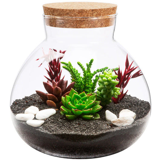 Glass Terrarium Desktop Landscape Bottle — Moss Crafts Microlandschaft Empty Planter Vase