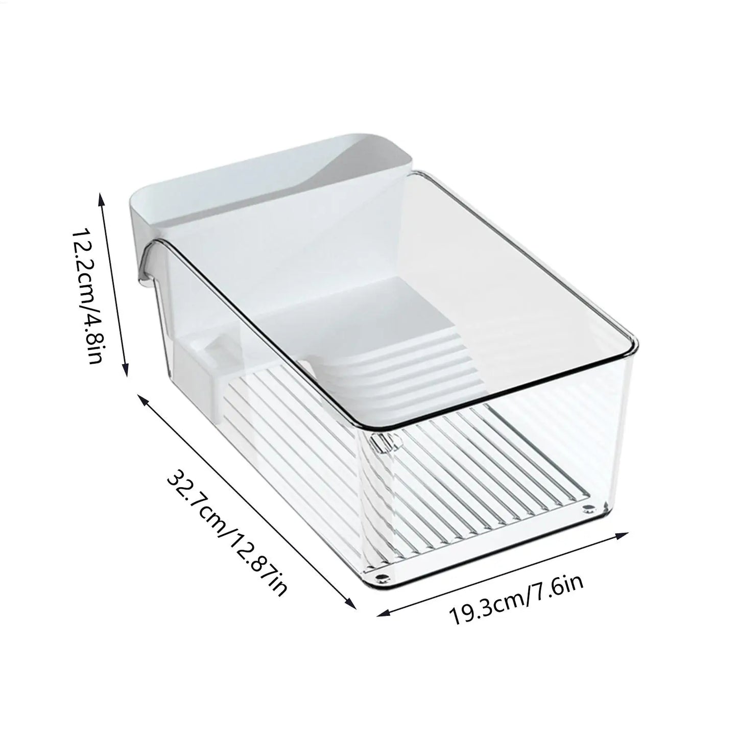 Turtle Tank with Basking Area — Transparent Reptile Terrarium Habitat for Pet Turtles, Hermit Crabs & Tortoise Adoption
