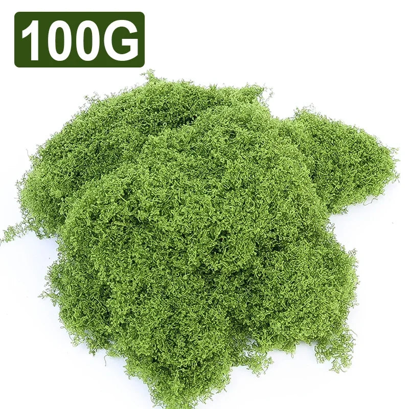 500/30G Artificial Green Plants Eternal Life Moss Mini Landscape Fake Grass DIY Crafts Garden Home Decoration