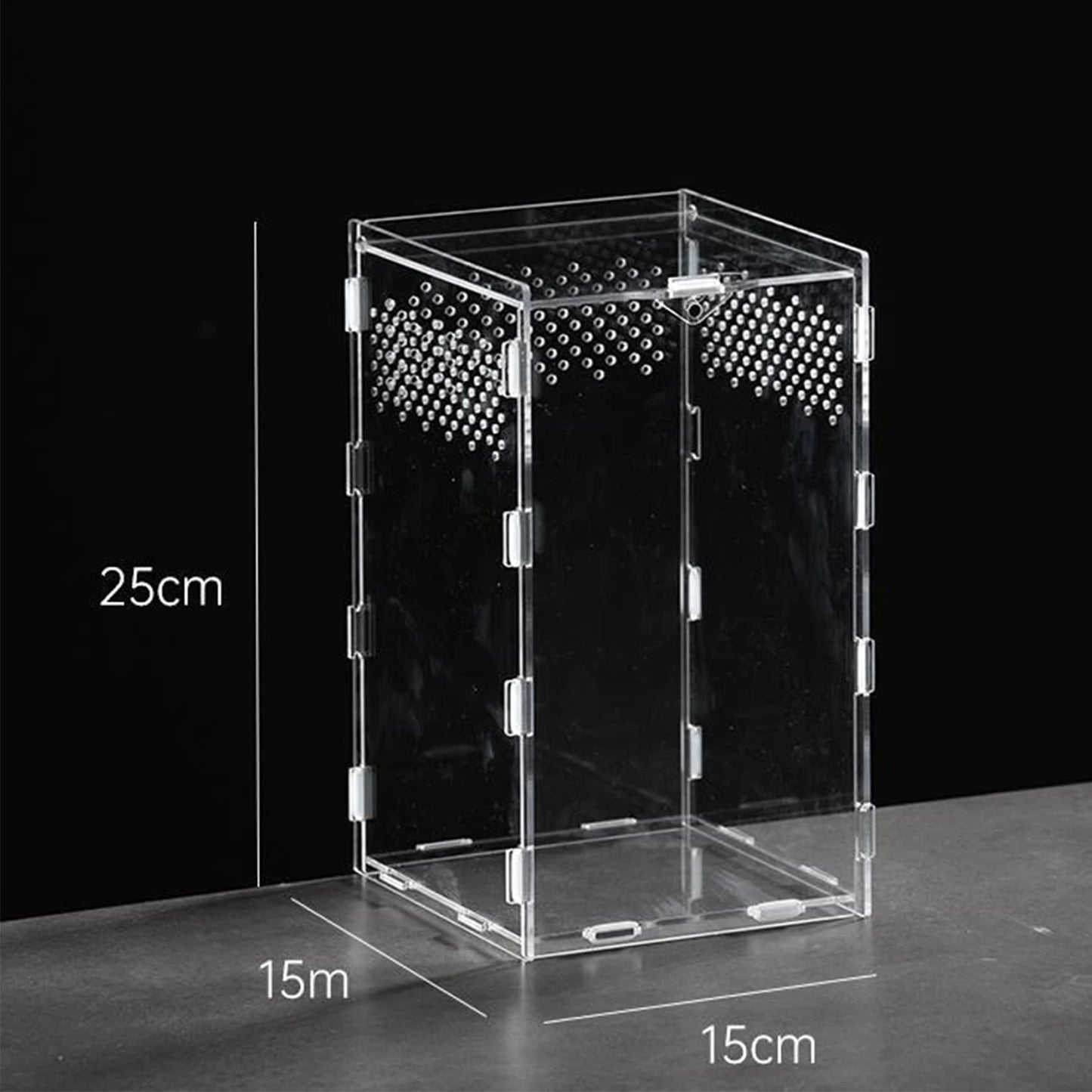 Acrylic Reptile Terrarium Breeding Box — Nano Arboreal Tarantula Enclosure for Bearded Dragon & Reptiles