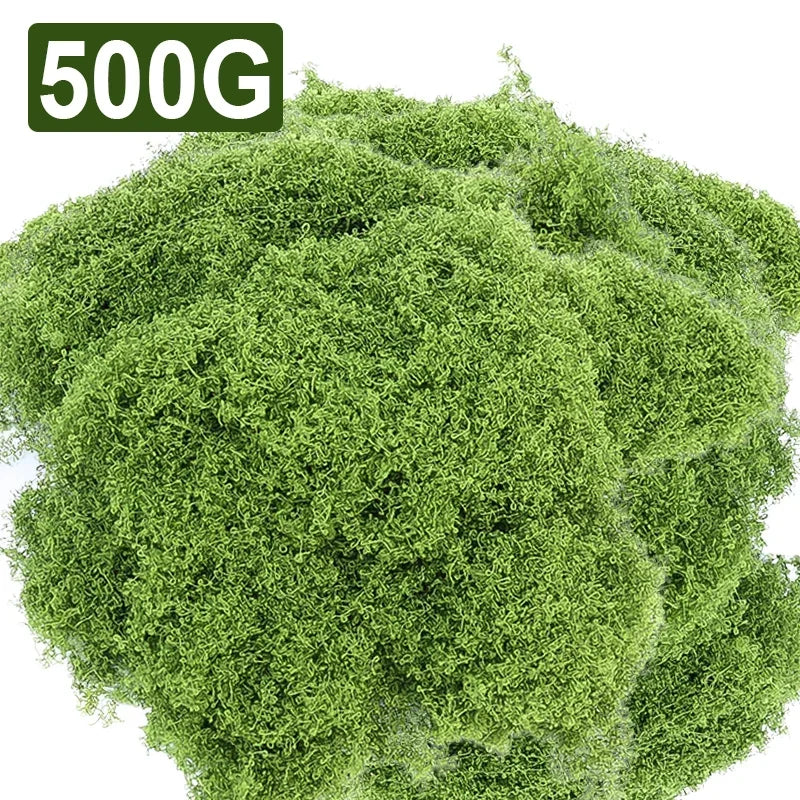 500/30G Artificial Green Plants Eternal Life Moss Mini Landscape Fake Grass DIY Crafts Garden Home Decoration