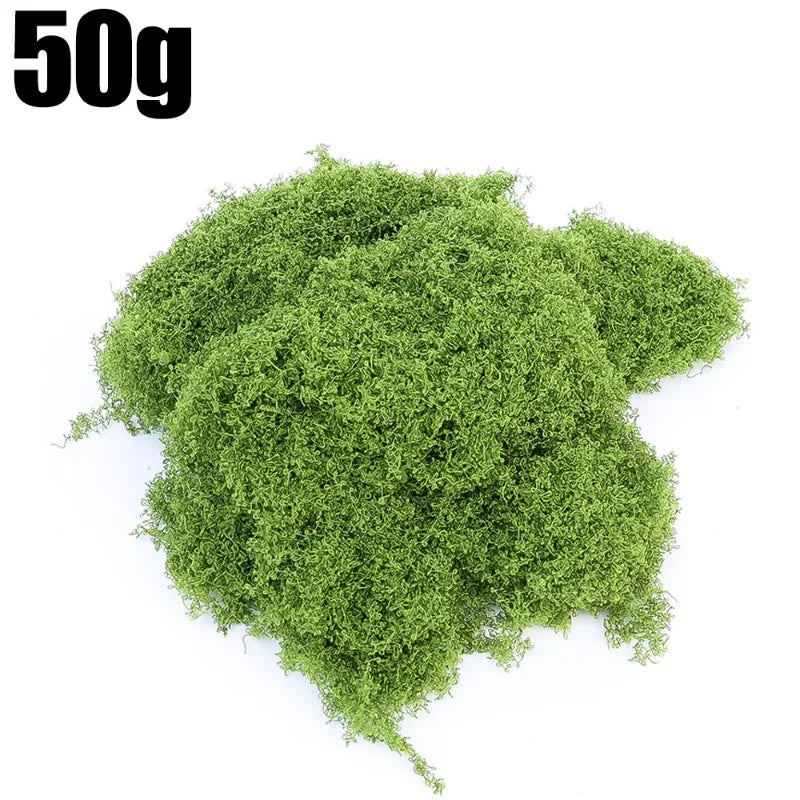 500/30G Artificial Green Plants Eternal Life Moss Mini Landscape Fake Grass DIY Crafts Garden Home Decoration