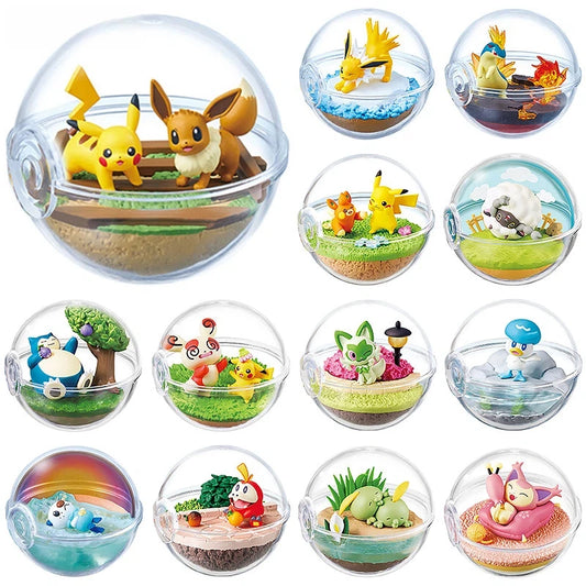 Pokemon Trendy Blind Box — Crystal Ball Claw Machine Figure Desktop Ornament Surprise Gift