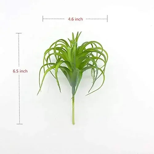 Artificial Air Plants 4 Pack — Faux Tillandsia for Glass Terrarium Decor