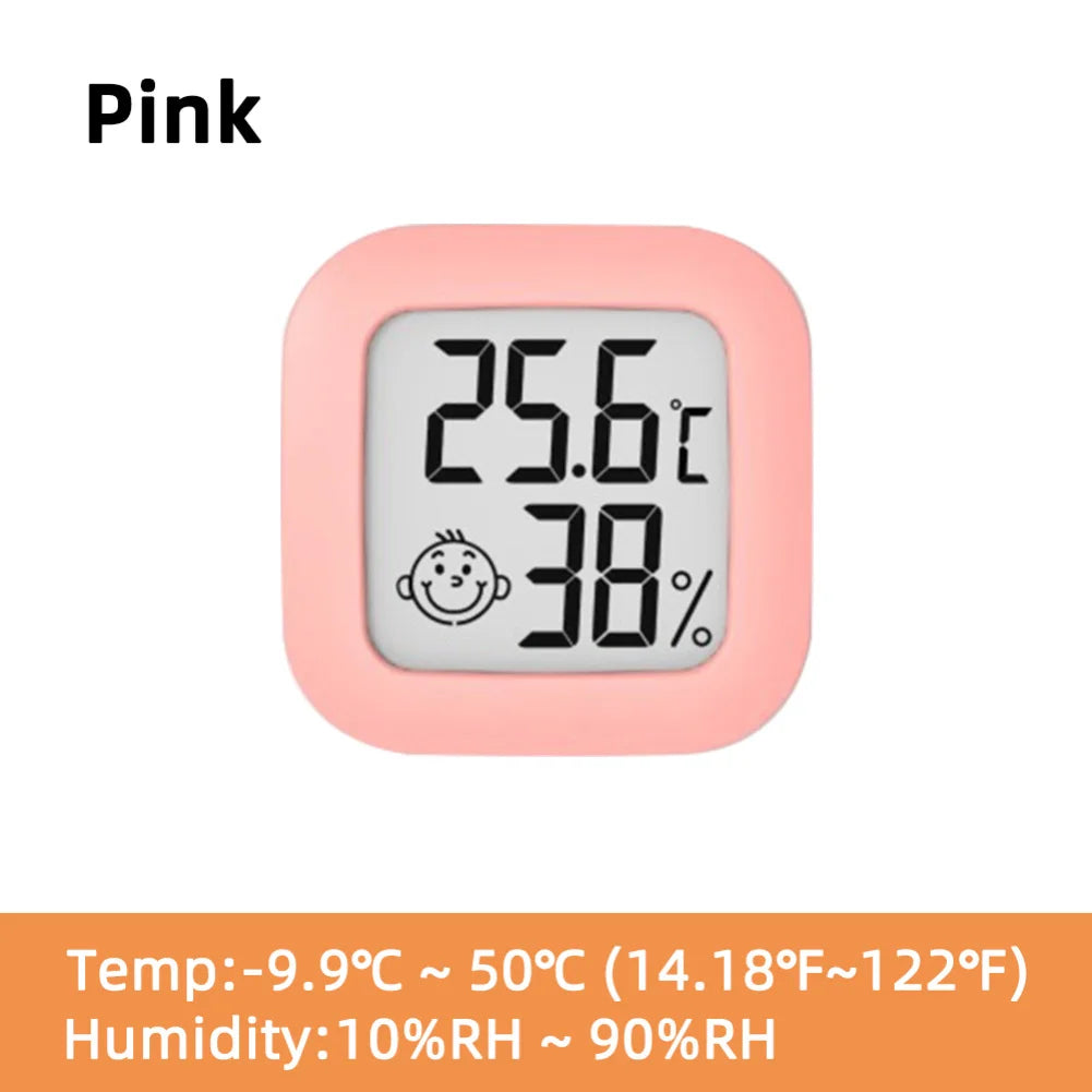 Digital Terrarium Thermometer & Hygrometer — LCD Temperature Humidity Meter for Reptile Tanks