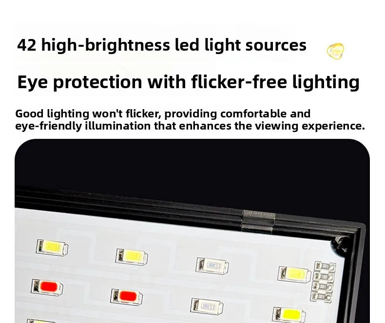 RGB LED Aquarium Light — Full Spectrum Color Changing Dimmable Timer USB for Fish Tank Plants