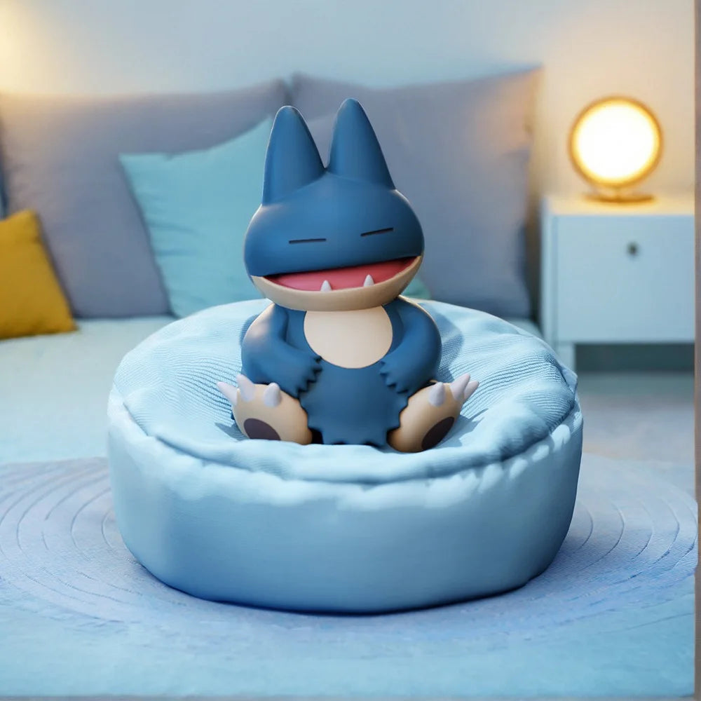 Pokemon Casual Time Figures — Pikachu, Munchlax, Slowpoke, Rowlet & Charmander Sleeping Kawaii Toys (6 Styles)