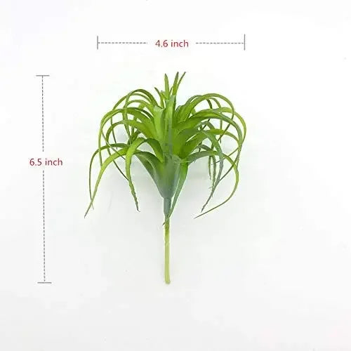 Artificial Air Plants 4 Pack — Faux Tillandsia for Glass Terrarium Decor