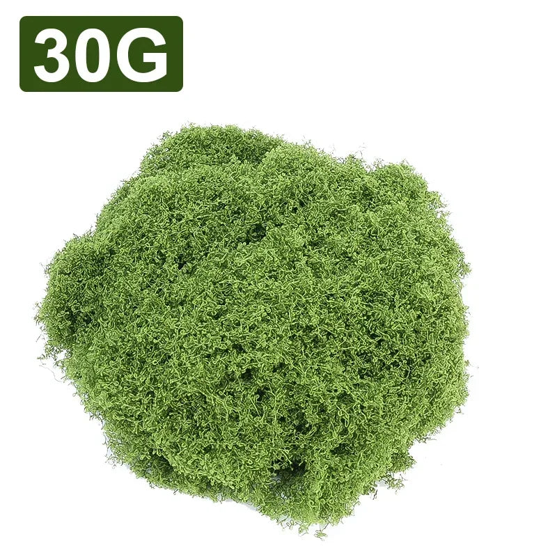 500/30G Artificial Green Plants Eternal Life Moss Mini Landscape Fake Grass DIY Crafts Garden Home Decoration