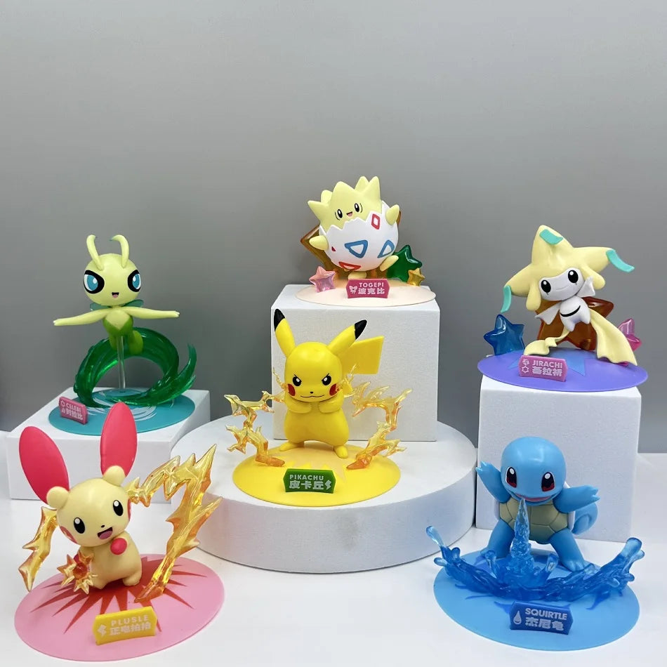 Pokemon Pikachu Blind Box — 12 Styles Anime Models Desktop Decoration Kids Birthday Gift