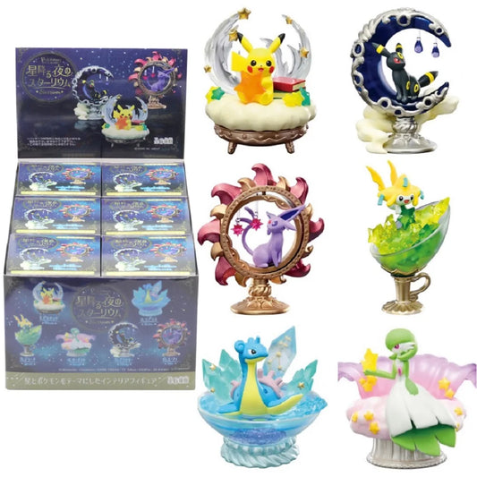 Pokemon Starry Sky Mystery Box — Pikachu, Eevee & Snorlax Blind Box Anime Figure Collection