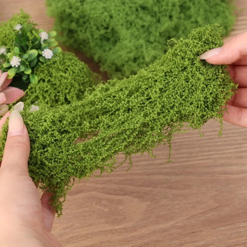 500/30G Artificial Green Plants Eternal Life Moss Mini Landscape Fake Grass DIY Crafts Garden Home Decoration