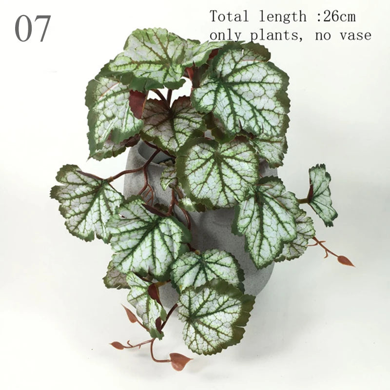 Artificial Terrarium Plants — Realistic Tropical Leaves for Reptile & Plant Tanks