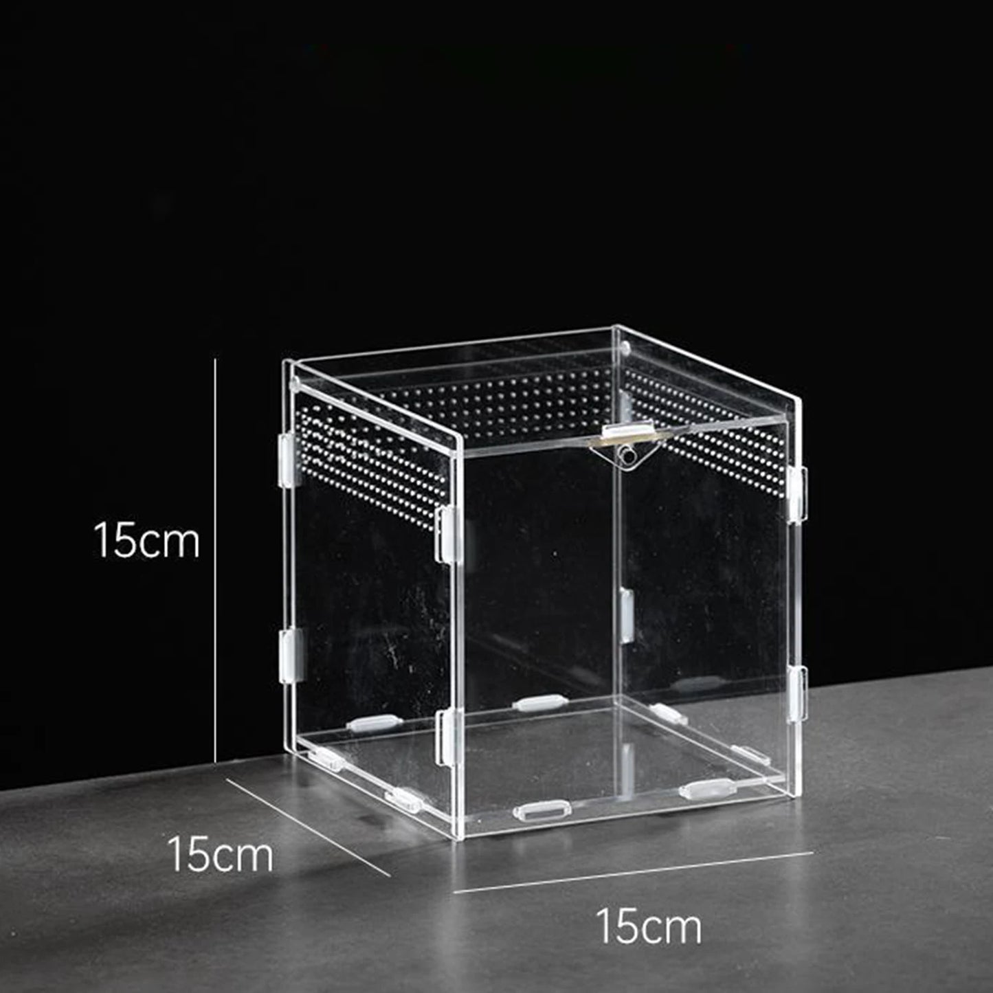 Acrylic Reptile Terrarium Breeding Box — Nano Arboreal Tarantula Enclosure for Bearded Dragon & Reptiles
