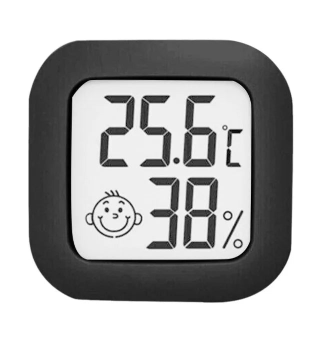 Digital Terrarium Thermometer & Hygrometer — LCD Temperature Humidity Meter for Reptile Tanks