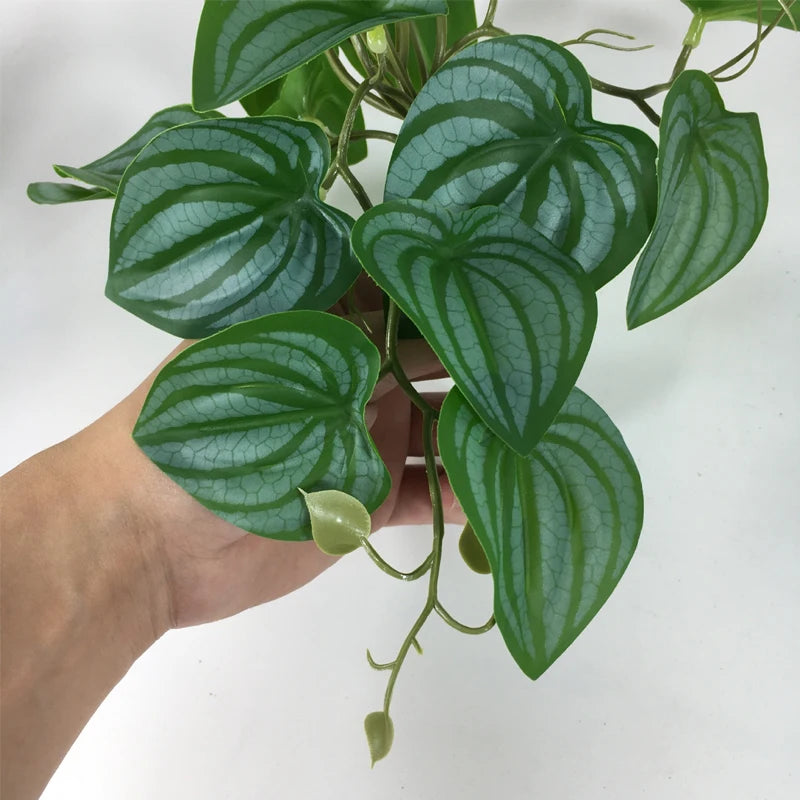 Artificial Terrarium Plants — Realistic Tropical Leaves for Reptile & Plant Tanks